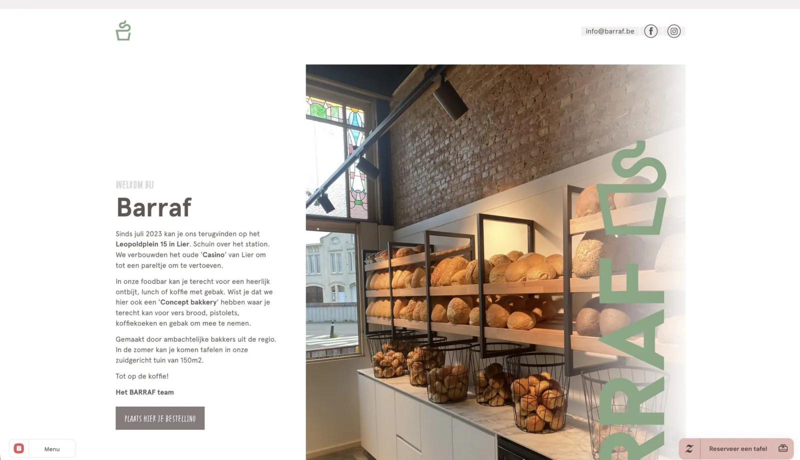 Barraf op desktop