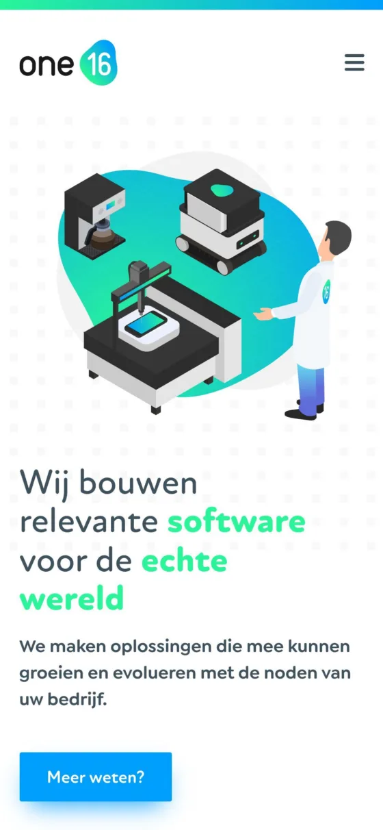 One16 op mobiel