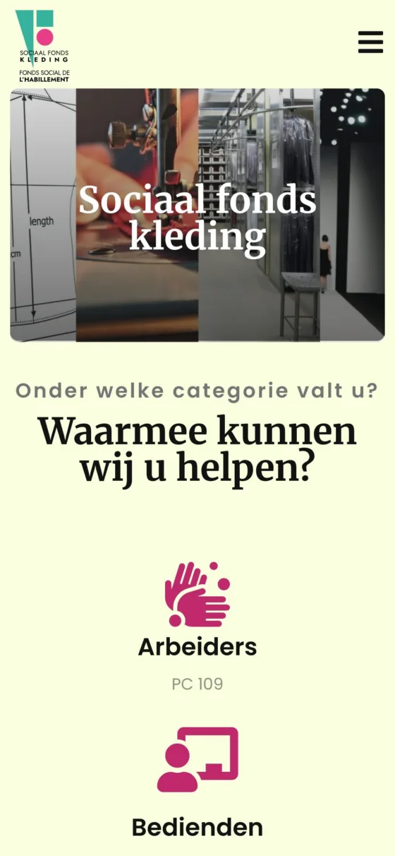 SWF Kleding op mobiel