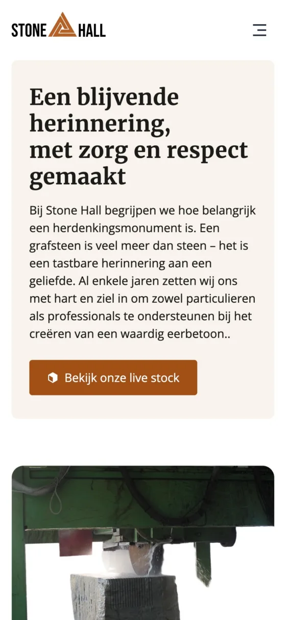 Stone Hall Live Stock op mobiel